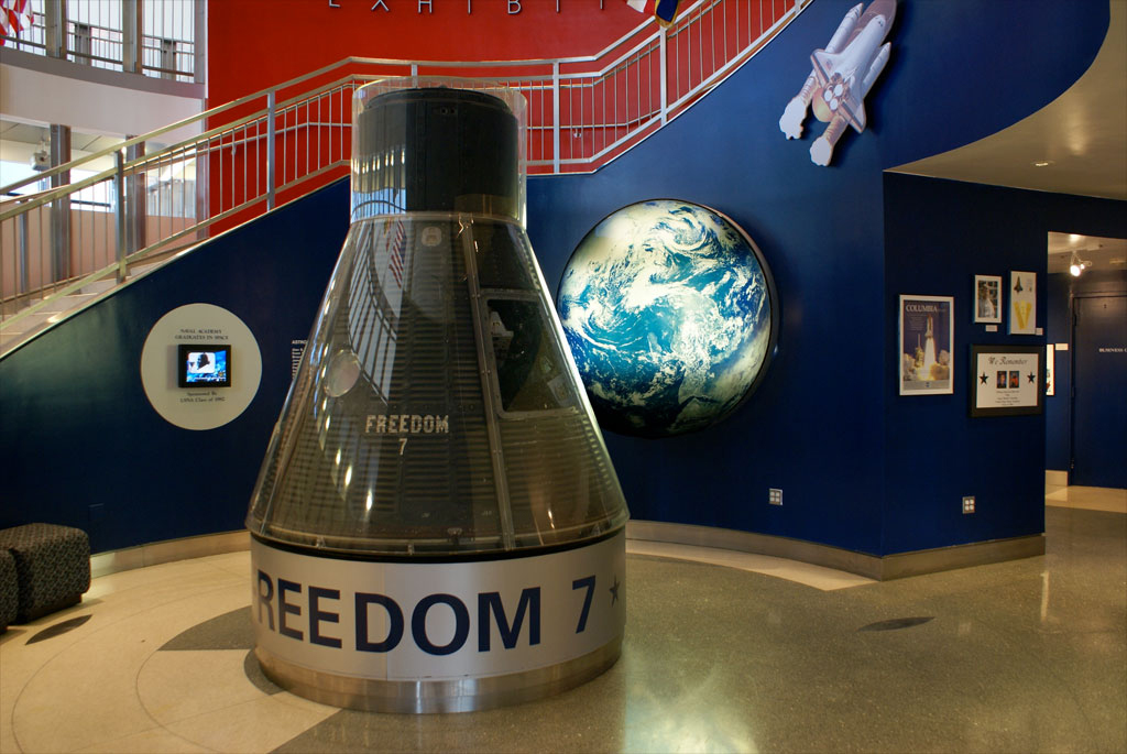 Freedom 7 Mercury Capsule, Flown by 1st American in Space, Heads to Boston, D.C.